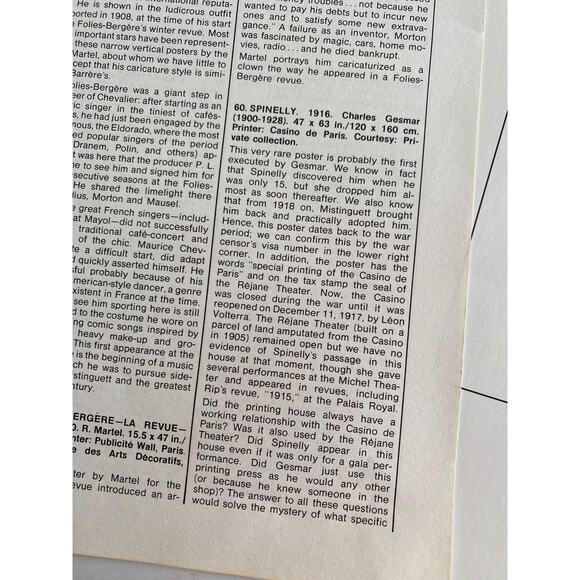 Folies Bergère, La Revue, Y Printemps, Morton, Spinelly, Music Hall Posters, - Picture 4 of 5